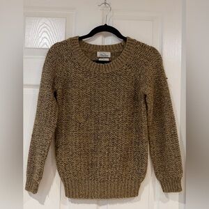 Vintage Chunky Made Specially by Wallace Brown Ribbed Crew Neck Sweater Size S